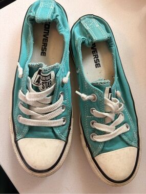 Converse Teal Low Top Sneakers